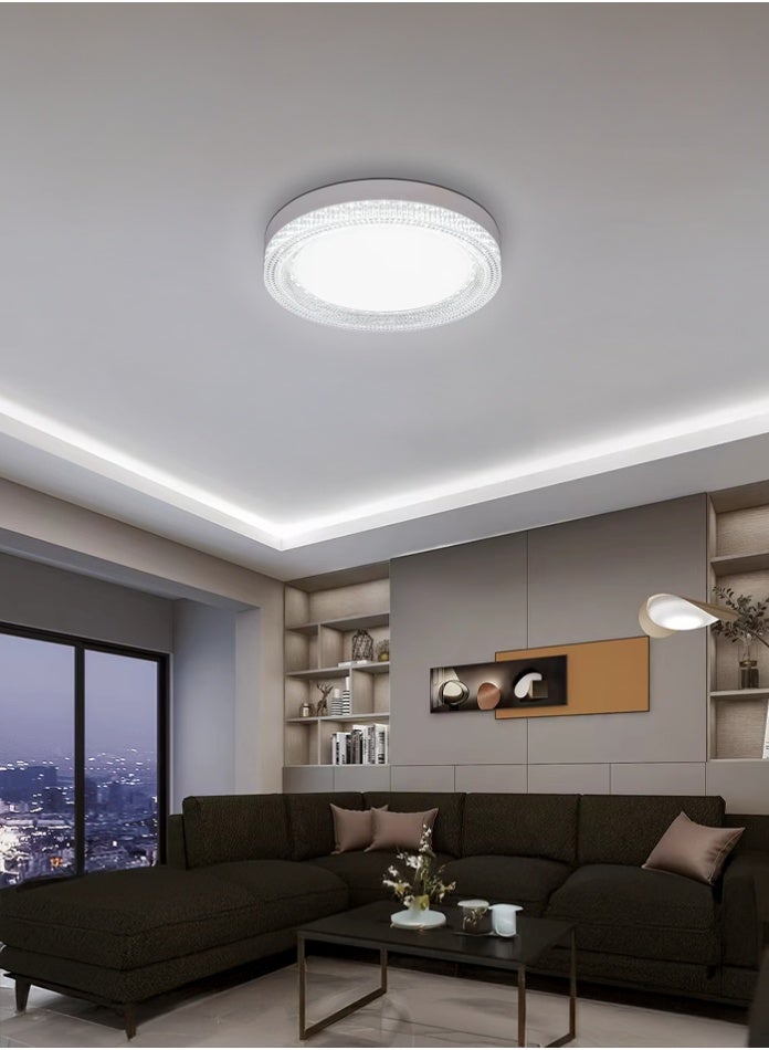 MODI ضوء سقف LED دائري 36 واط – 3800 لومن فائق السطوع، ضوء بانل 230 مم للمطبخ، المكتب، غرفة النوم – مصباح SMD موفر للطاقة، 220-240 فولت تيار متردد، CRI >80، PF >0.5 – هيكل بلاستيكي - Image 1