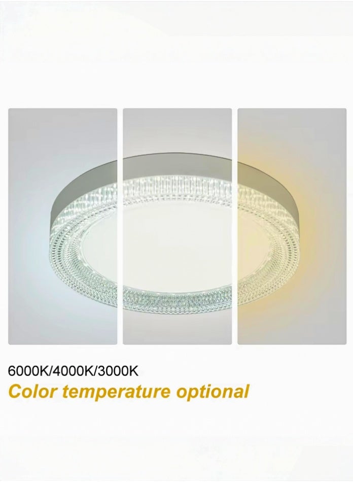 MODI ضوء سقف LED دائري 36 واط – 3800 لومن فائق السطوع، ضوء بانل 230 مم للمطبخ، المكتب، غرفة النوم – مصباح SMD موفر للطاقة، 220-240 فولت تيار متردد، CRI >80، PF >0.5 – هيكل بلاستيكي - Image 3