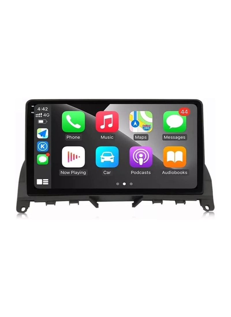 SHEZA STAR - Android Screen For Mercedes Benz C Class W204 S204 2007 To 2014 6GB RAM 128GB ROM Mirror-Link Wi-Fi BT, Radio GPS Navigation, 9 Inch Support SIM Card, Apple Carplay, IPS Touch Screen with AHD Camera - Image 1