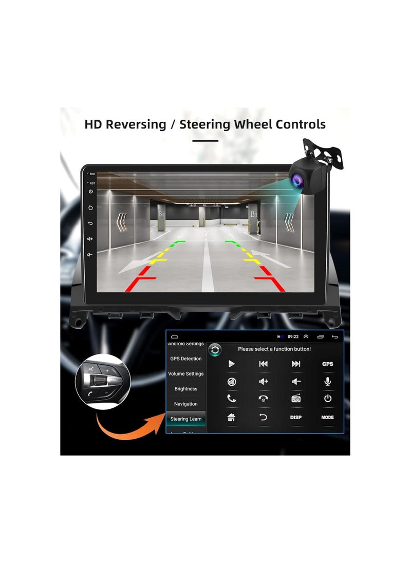 SHEZA STAR - Android Screen For Mercedes Benz C Class W204 S204 2007 To 2014 6GB RAM 128GB ROM Mirror-Link Wi-Fi BT, Radio GPS Navigation, 9 Inch Support SIM Card, Apple Carplay, IPS Touch Screen with AHD Camera - Image 1