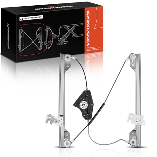 A-Premium Electric Power Window Regulator Without Motor Compatible with Nissan Maxima 2009-2014 Sedan, Front Right Passenger Side - Image 1