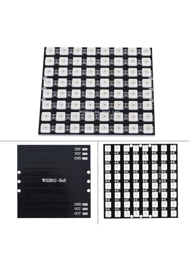64 Bit 8 * 8 Full-color 5050 RGB LED Driver Development Board