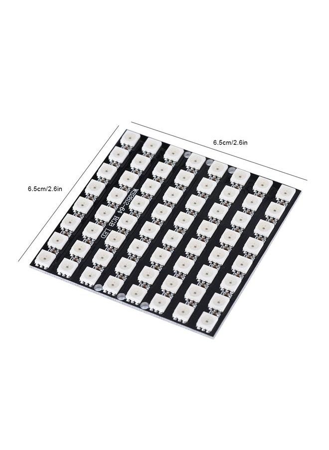 64 Bit 8 * 8 Full-color 5050 RGB LED Driver Development Board