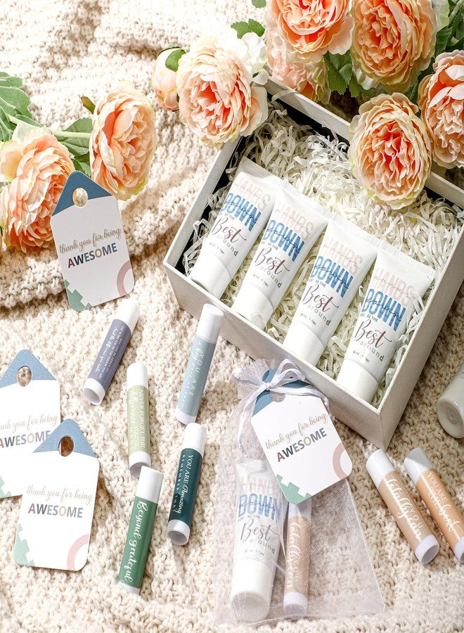 Heigble 30 Sets Bulk Gifts for Women Hand Cream and Lip Balm Set Inspirational Hand Lotion Thank You Gift for Employee Appreciation Office Staff Female Coworker Team Teacher Nurses Guests - Image 5