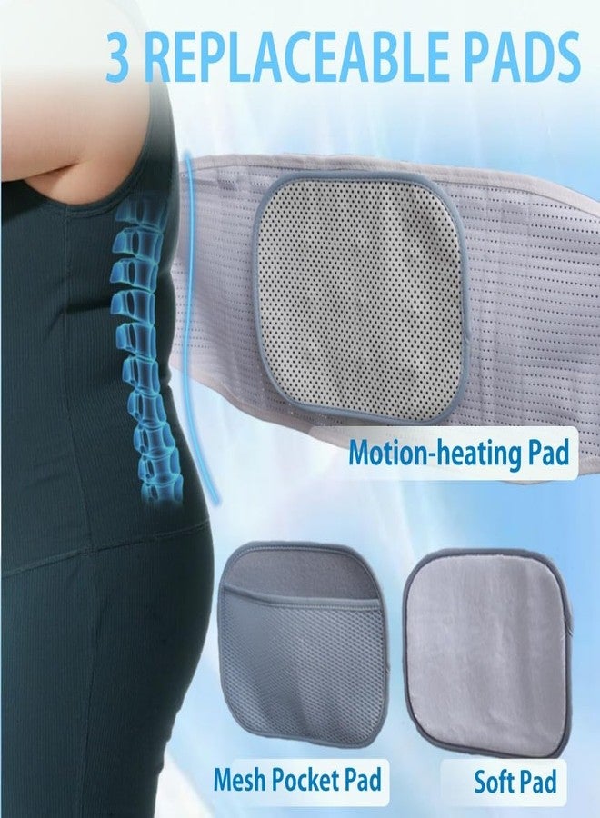 King Mills Plus Size Back Brace, Ergonomic Design Back Support Brace, Obese Belly Support for Sciatica Pain Relief, Scoliosis. Customizable Supports Bars – Fits Belly from 52" to 60" - Image 4
