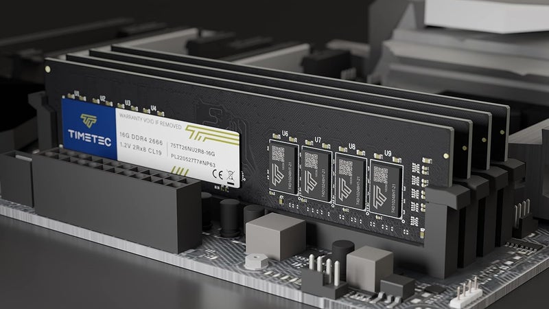 Timetec Premium 16GB DDR4 2666MHz PC4-21300 Non-ECC Unbuffered 1.2V CL19 2Rx8 Dual Rank 288 Pin UDIMM Desktop Memory RAM Upgrade (16GB) - Image 2