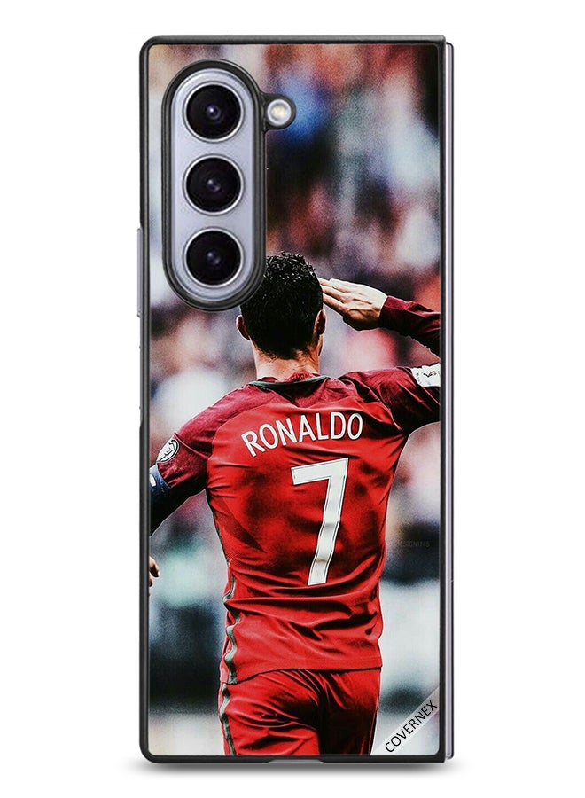 Covernex Samsung Galaxy Z Fold6 Protective Case Cover Ronaldo Salute To Crowd - Image 1