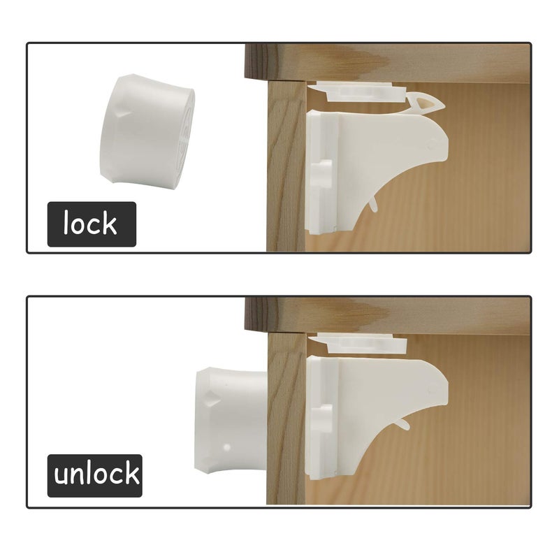 Vmaisi Magnetic Cabinet Locks Replacement Key - Image 2