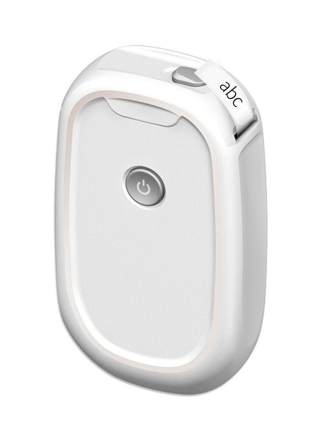 NIBEMINENT Portable Handheld Thermal Label Printer White  - Image 1