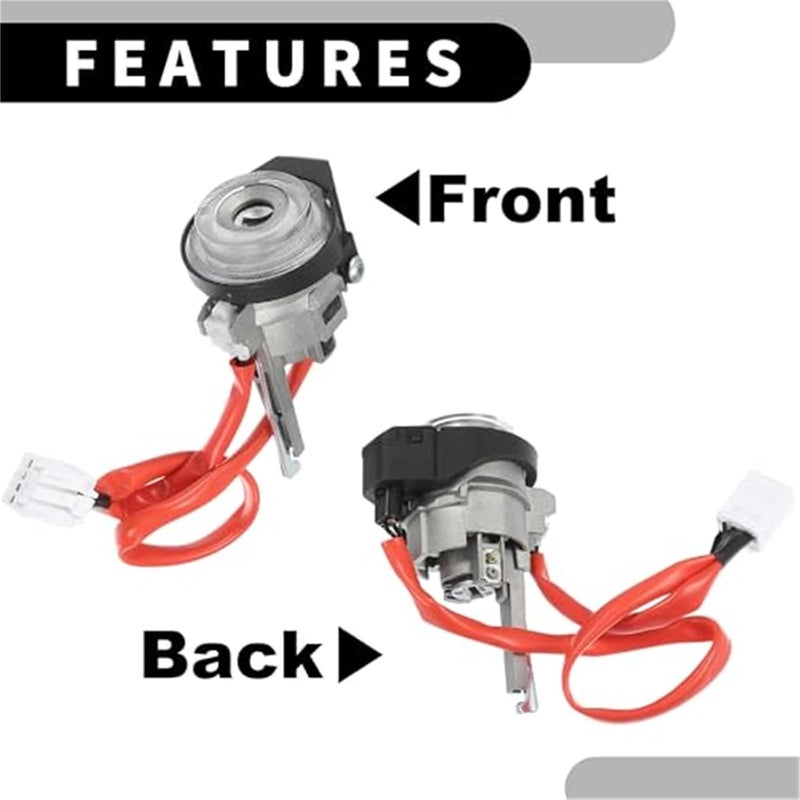 DEMULAX Ignition Lock Cylinder with Keys for Kia Sportage - Image 5