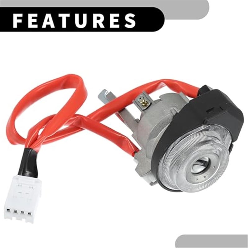 DEMULAX Ignition Lock Cylinder with Keys for Kia Sportage - Image 3