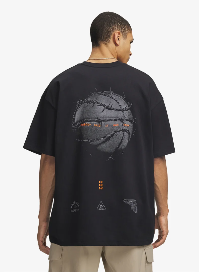 UNDER ARMOUR  Hoops Photoreal T-Shirt for Men | Best Price UAE