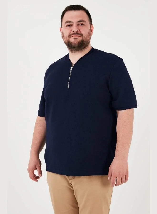 Buratti  Buratti Plus Size Cotton Regular Fit T Shirt Men's T-Shirt 5902653B for Men | Best Price UAE