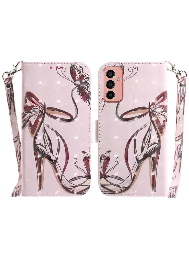 S-TOP Case For Samsung Galaxy M13 4G 3D Colored Horizontal Flip Leather Phone Case - Image 1