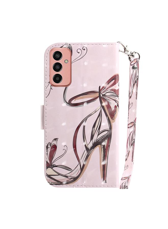 S-TOP Case For Samsung Galaxy M13 4G 3D Colored Horizontal Flip Leather Phone Case - Image 3