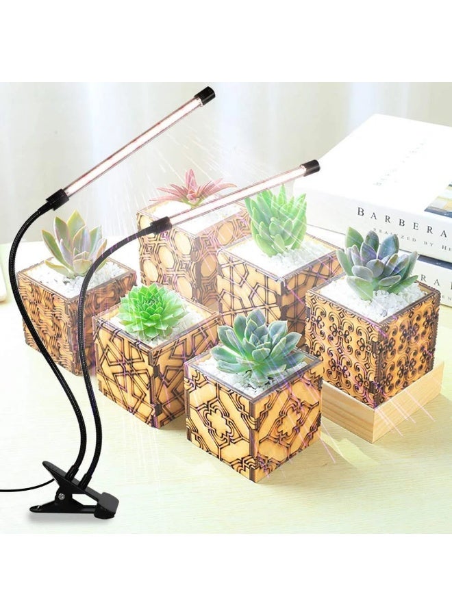 Dual LED Plant Grow Light with 360° Flexibility – Full Spectrum for Faster Growth and Better Health for Your Houseplants - Image 3