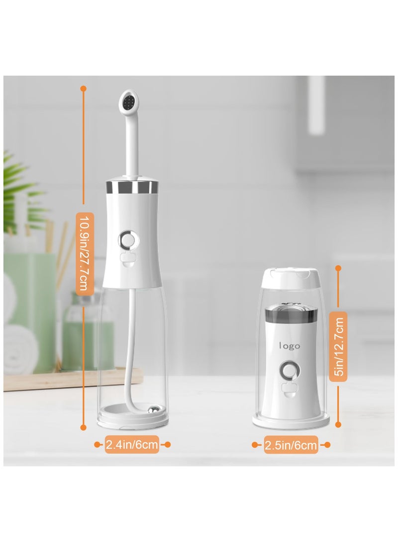 SYOSI Electric Portable Bidet, Portable Bidet for Travel, 1 Nozzles Bidet Rechargeable, Level 4 Mode for Personal Cleaning, Indispensable for Soothing Postpartum, Infant, Hemmoroid and Perineal Care - Image 2