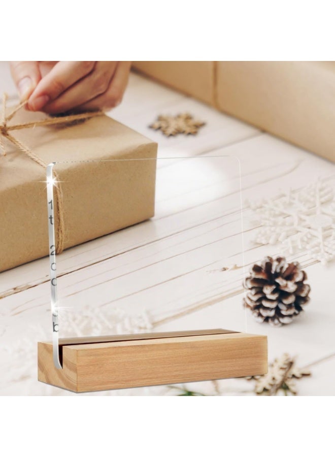 LAMAY Inspirational Gift Ideas - Thank You Gifts for Women Men Friends - Appreciation Gifts for Coworker - Motivational Quote Clear Desk Sign Decor Home Office Desk Decor (4 x 4 Inches) - Image 4