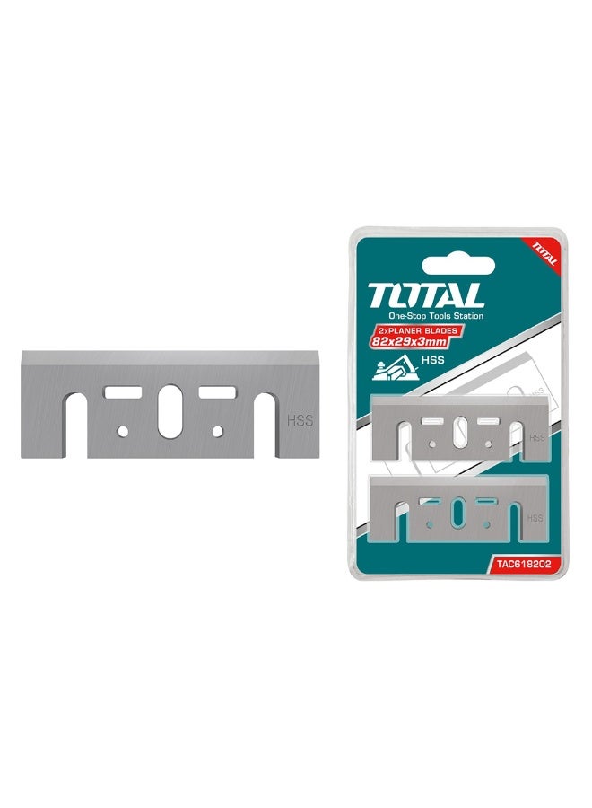 Total Planer Blade 82×29×3.0mm – High-Quality Replacement Blade for Electric and Manual Planers, Woodworking & DIY Projects - Image 1
