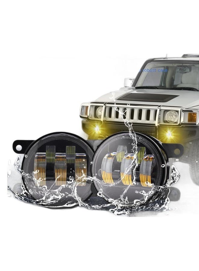Loquat 2-Pack 50W LED Round Fog Lights for Wrangler - The Perfect Companion for Nighttime Driving - Image 4