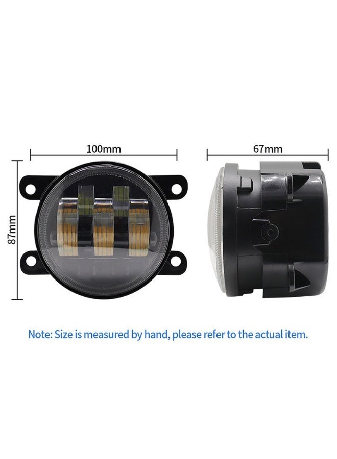 Loquat 2-Pack 50W LED Round Fog Lights for Wrangler - The Perfect Companion for Nighttime Driving - Image 2