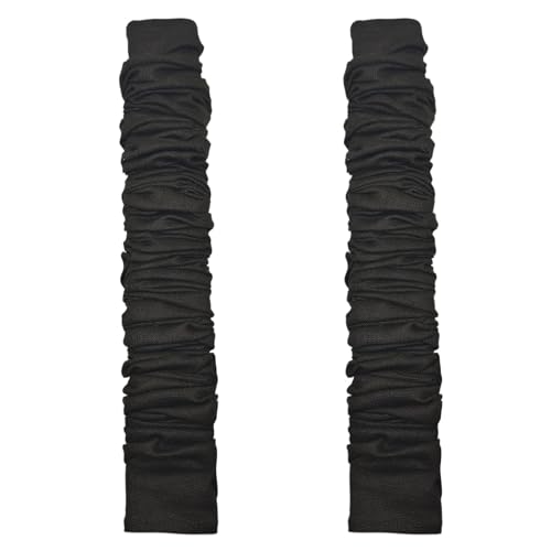 EIFHYT Fabric Cord Cover & Chandelier Chain Cover 2 Pack 6Feet Length for Chandelier Lighting Wires Natural Burlap Easy to Install (Black) - Image 1