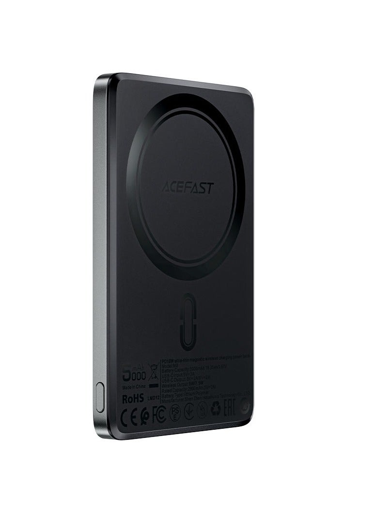 أسيفاست باور بانك مغناطيسي سريع الشحن اللاسلكي M8 PD18W بقدرة 5000 مللي أمبير في الساعة - Image 1