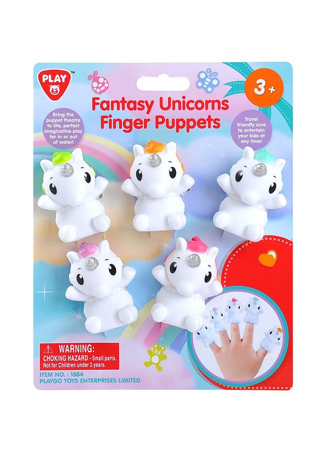 PLAYGO Fantasy Unicorns Finger Puppets  - Image 1