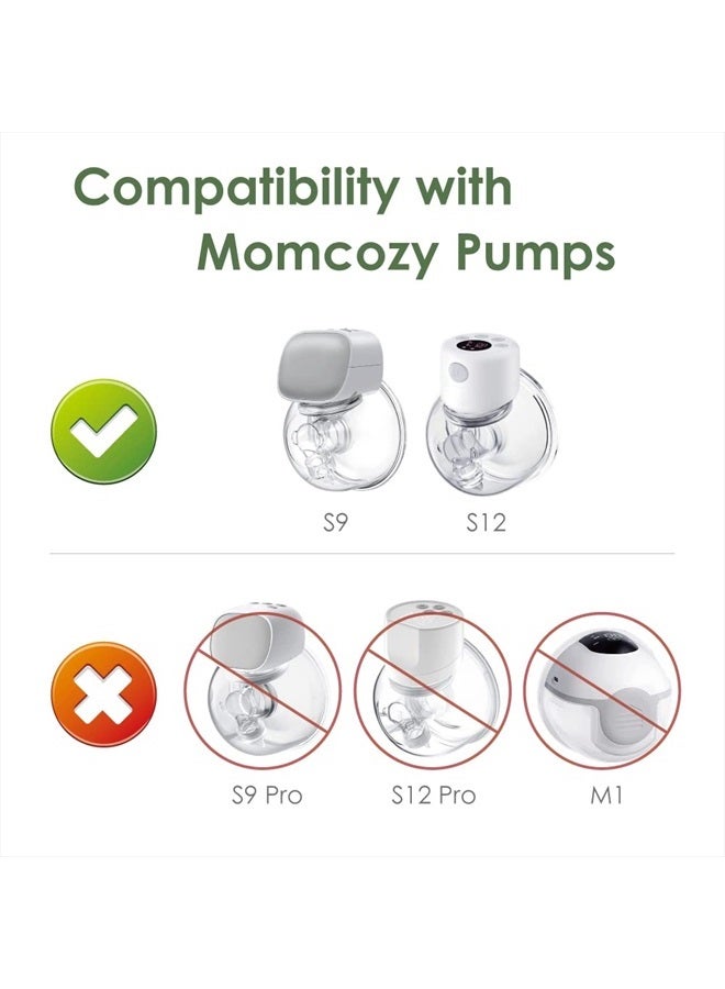 Maymom Flange 17mm Insert Compatible with Medela/Spectra/Elvie/momcozy/tsrete/Willow/Motif Luna/Ameda MYA Breastpump 24mm Breast Shields. Reduce 24mm Niple Tunnel Down to 17mm - Image 3