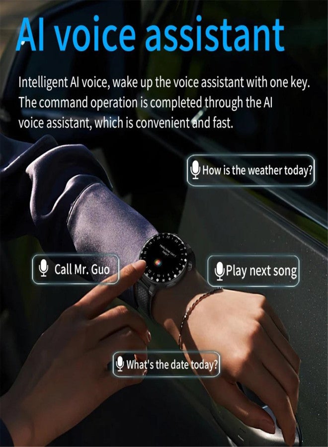 KUMI GT6 Pro 1.3-inch AMOLED Screen Bluetooth Call5.1 IP68 Waterproof Eight light modes Chinese fashion style Smart watch - Image 4