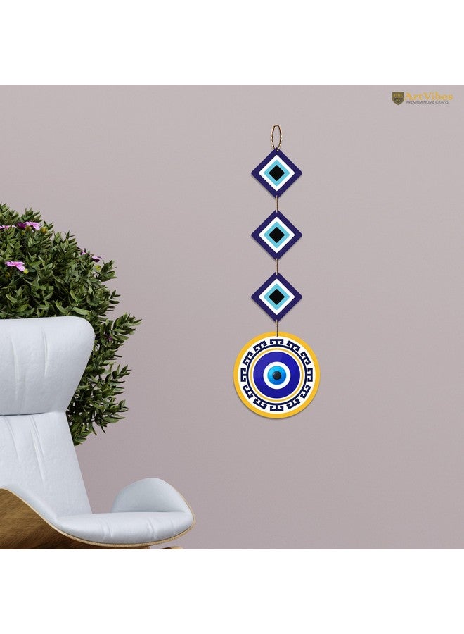 Artvibes Attractive Design Wooden Wall Hanging for Home Decor | Decoration Livingroom | Modern Artworks Items | Peace Charm Accents | Door Entrance Decorative Hangings (WH_8502N) - Image 2