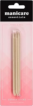 Manicare Cuticle Sticks Pack of 6 Wooden Orange Sticks Multifunctional Dual Ended Cuticle Pusher Cleaner And Remover Nail Art Overgrown Cuticles Professional Manicure And Pedicure Tool - Image 2