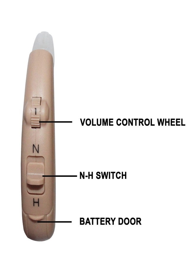 أف سي أس سماعة أذن FCS (Gold P) خلف الأذن، تناظرية، سهلة التركيب، مناسبة لفقدان السمع المتوسط إلى الشديد (ضمان البائع لمدة عام واحد) - Image 2