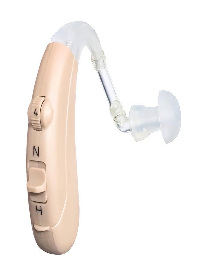 أف سي أس سماعة أذن FCS (Gold P) خلف الأذن، تناظرية، سهلة التركيب، مناسبة لفقدان السمع المتوسط إلى الشديد (ضمان البائع لمدة عام واحد) - Image 1