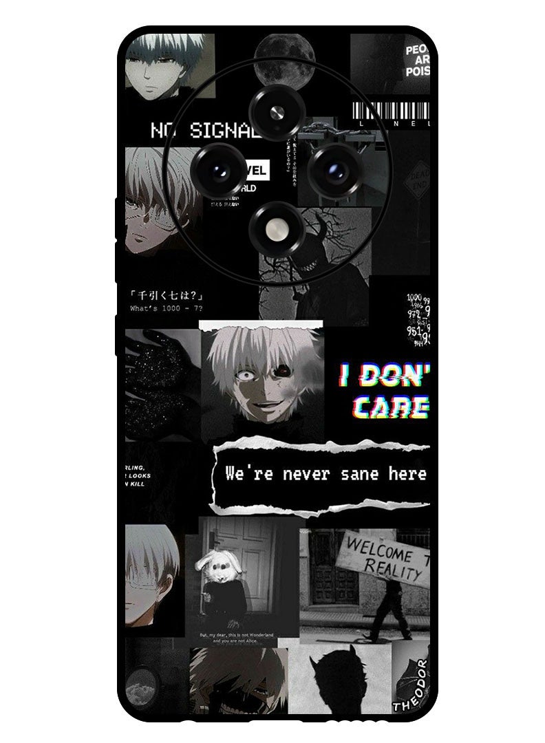 Theodor Protective Case Anti Scratch Shock Proof Bumper Cover For Oppo A3 Pro We're Never Sane Here - Image 1