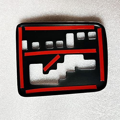 SZFKACCESS for 2007 2008 2009 2010 2011 2012 2013 Toyota Corolla AT model Carbon Fiber ABS Gear Shift Lever Frame Trim (7 holes AT model) - Image 4