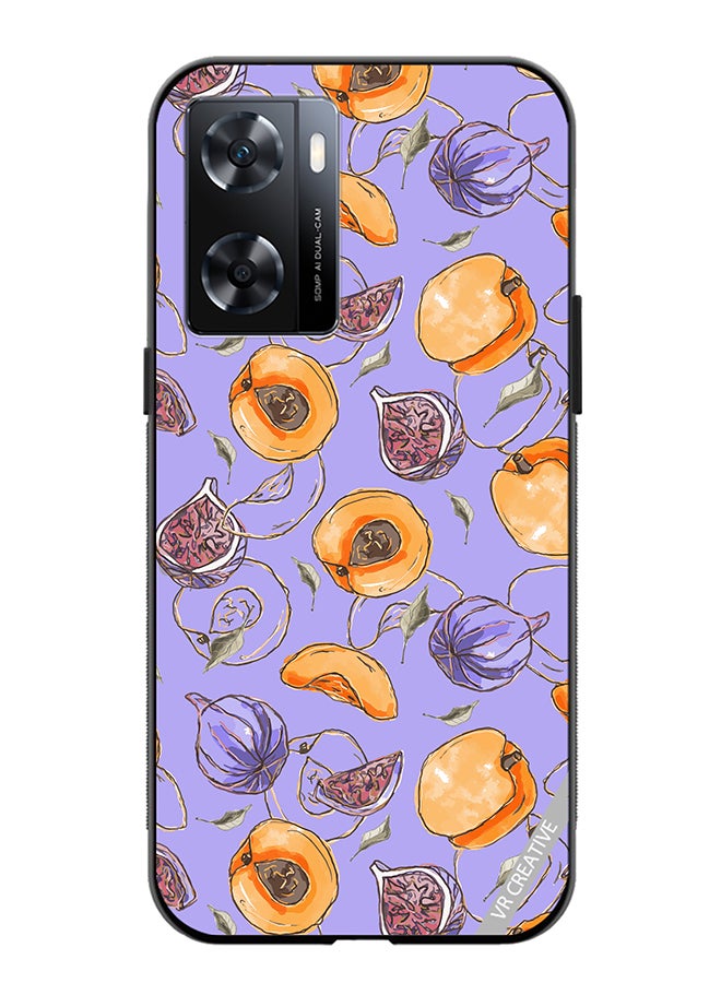 VR CREATIVE Protective Case Cover For Oppo A57/A77s Louryxappricot Design Multicolour - Image 1