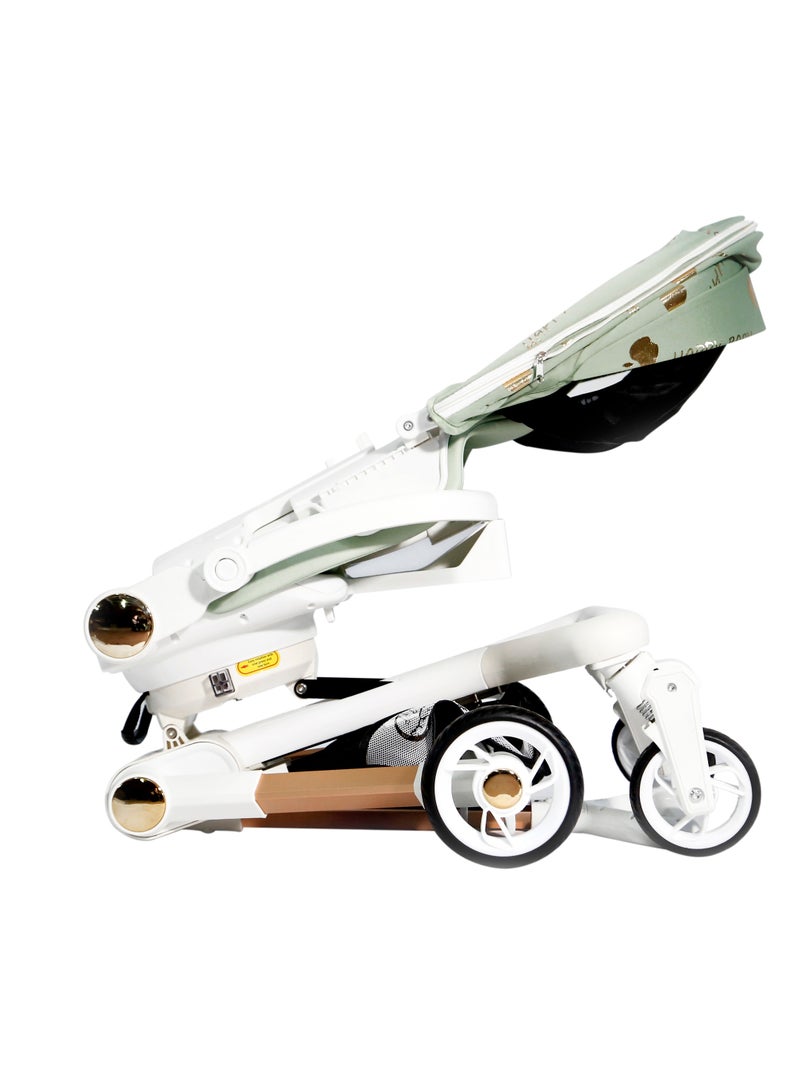 Baby's Nest 2 in 1 Stroller Misty Teal - Image 5