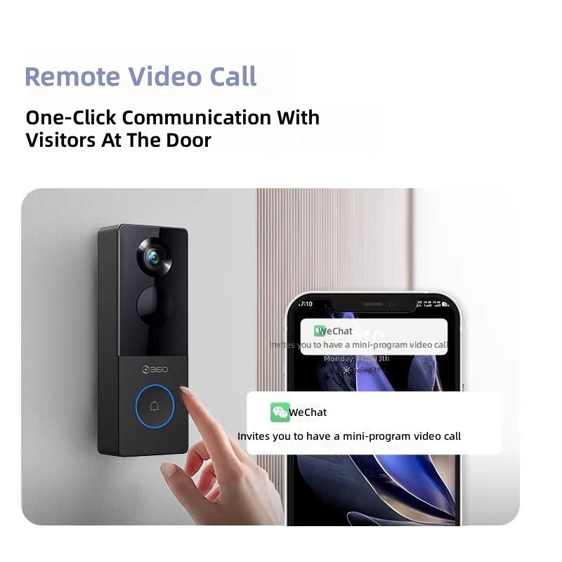 360 Visual Smart Doorbell R6 - HD Home Security with Remote Mobile Access - Image 5