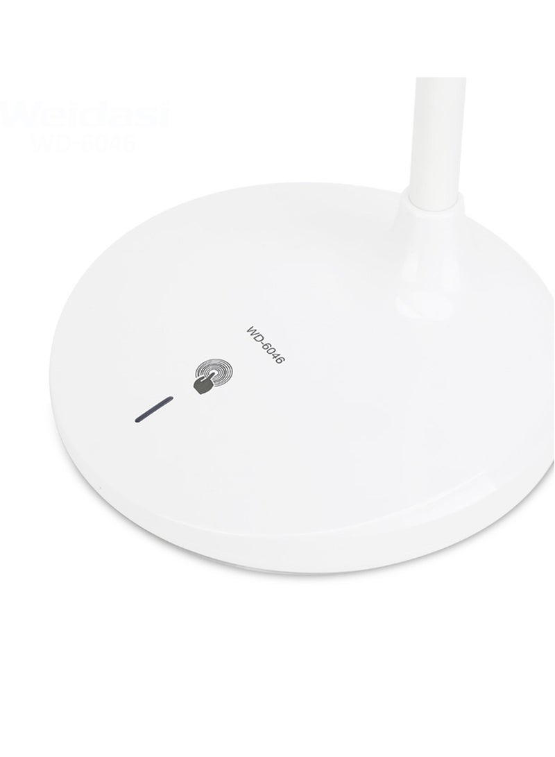 ويداسي مصباح طاولة LED مع تحكم باللمس وشحن من النوع C و3 مستويات سطوع وحماية للرأس والعين قابلة للتعديل WD-6046 - Image 4