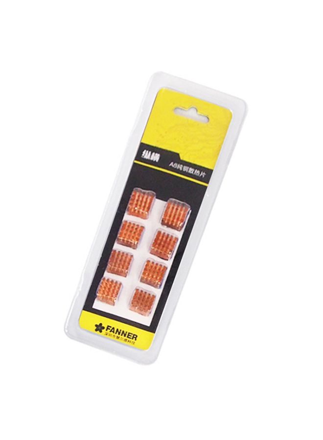 BURAQ FANNER A8 8pcs Motherboard Graphics Card Memory Laptop Back Glue Self-Adhesive Video Memory Heat Conduction Sheet  - Image 3