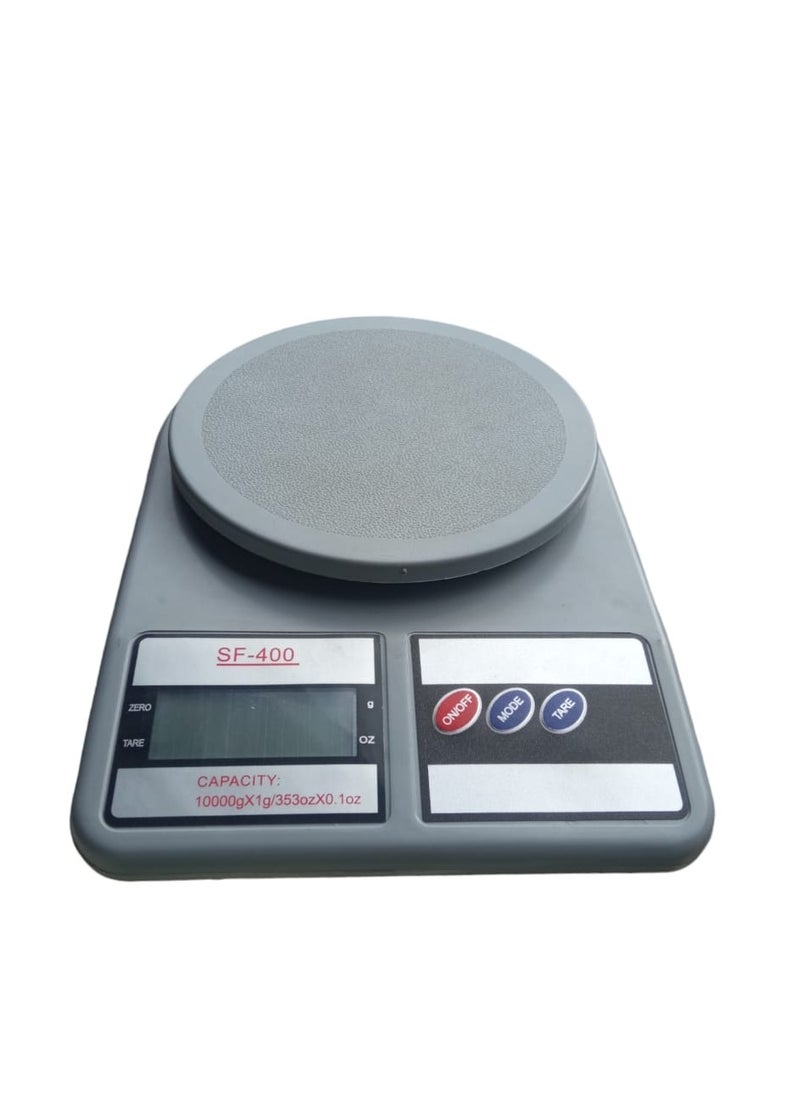 Generic - Food Sensitive Digital Kitchen Scale Up To 10 KG - Grey - Image 1