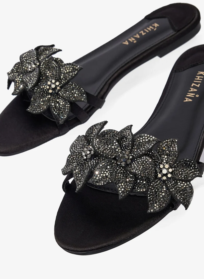 Khizana Embellished Flat Sandals