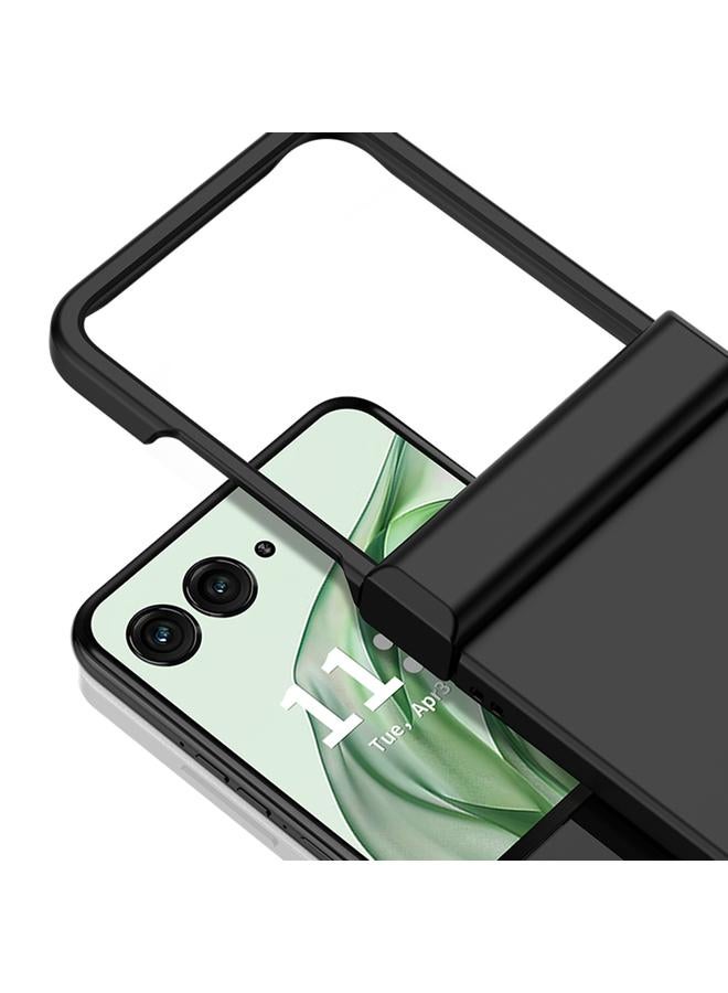 اس-توب جراب لهاتف Motorola Razr 50 Ultra 3 في 1 جراب هاتف PC بملمس الجلد - Image 5