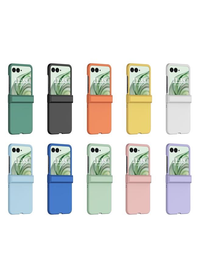 اس-توب جراب لهاتف Motorola Razr 50 Ultra 3 في 1 جراب هاتف PC بملمس الجلد - Image 2