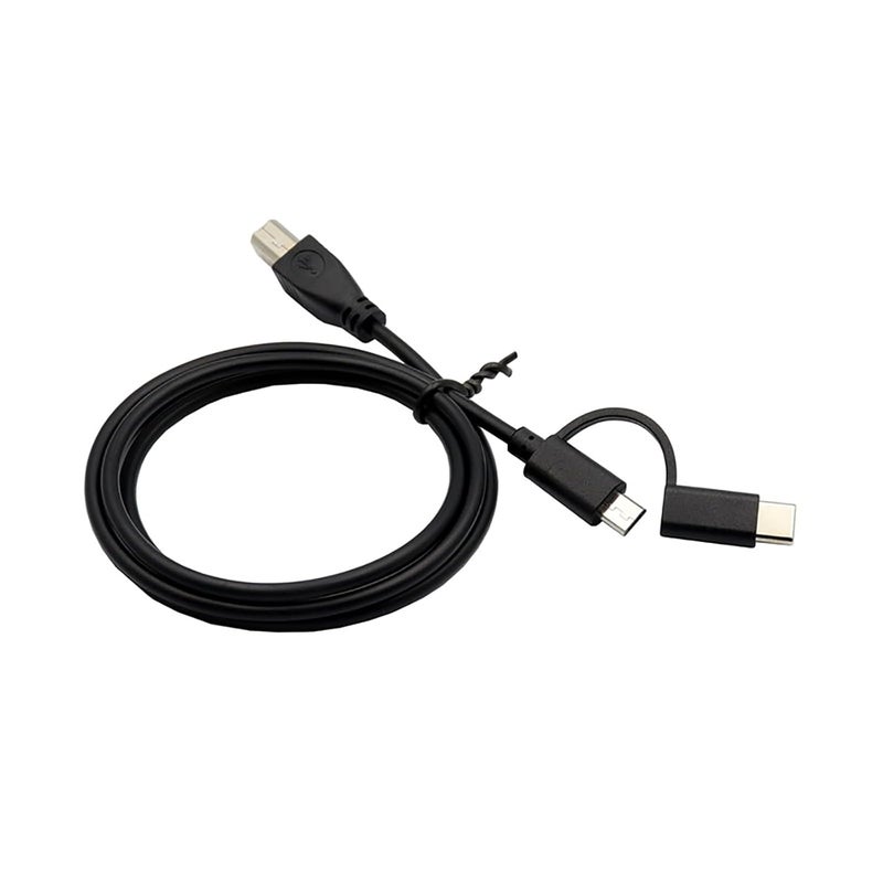 كابل OTG من USB / Type C إلى USB B بطول 1 متر / 1.5 متر / 2 متر، موصل ذكر إلى ذكر، كابل تمديد لطابعة، سلك طابعة وماسح ضوئي - Image 2