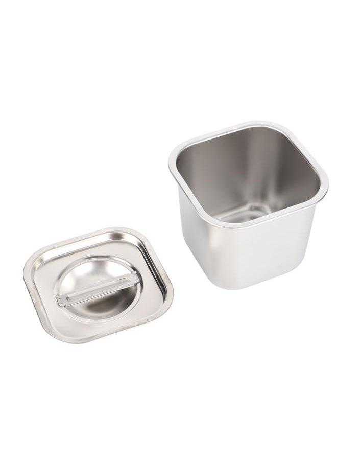 Thoraya 201 Stainless Steel Seasoning Box Multi Purpose Kitchen Spice Jar Container with Lid for Spice Salt Sugar Square  - Image 4
