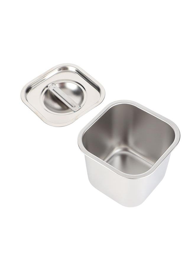 Thoraya 201 Stainless Steel Seasoning Box Multi Purpose Kitchen Spice Jar Container with Lid for Spice Salt Sugar Square  - Image 3