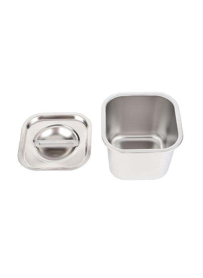 Thoraya 201 Stainless Steel Seasoning Box Multi Purpose Kitchen Spice Jar Container with Lid for Spice Salt Sugar Square  - Image 2