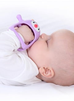 ORiTi Penguin Buddy Never Drop Silicone Teething Toy for Babies 0-6month, Pacifiers/Soothers for Breast Feeding Babies, Teething Mittens for Babies 0-6Months, Baby Chew Toys  - Image 2